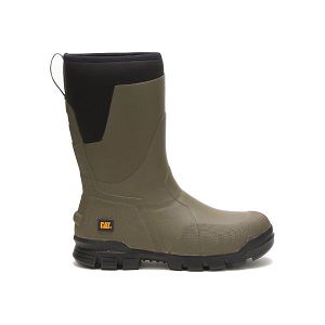 Pull-Ons Boots Barbati Caterpillar Stormers 11" Masline Verzi Verzi | RO-097682AME