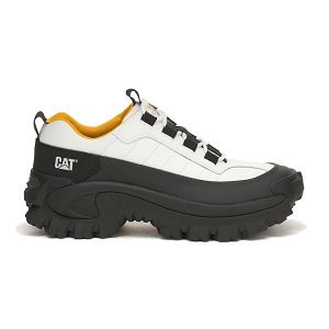 Soft Toe Shoes Barbati Caterpillar Intruder Impermeabili Galosh Albi Negrii | RO-083412GRH