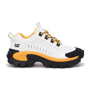 Soft Toe Shoes Barbati Caterpillar Intruder Albi Galbeni | RO-241768IQU