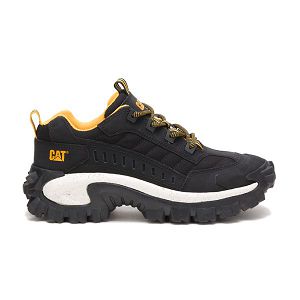 Soft Toe Shoes Barbati Caterpillar Intruder Negrii Albi | RO-745189OMJ