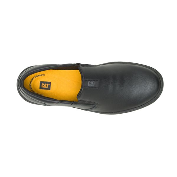 Pantofi Impermeabili Barbati Caterpillar ProRush SR Slip-On Negrii | RO-906725WQT