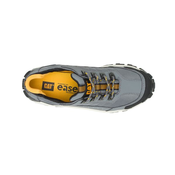 Pantofi Protectie Barbati Caterpillar Invader Steel Gri Albi Negrii | RO-395764YCZ