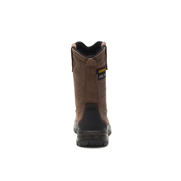 Pull-Ons Boots Barbati Caterpillar Spur Steel Maro | RO-456082TJF