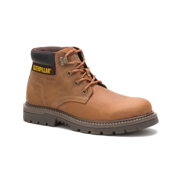 Soft Toe Boots Barbati Caterpillar Outbase Impermeabili Maro | RO-594623XQP