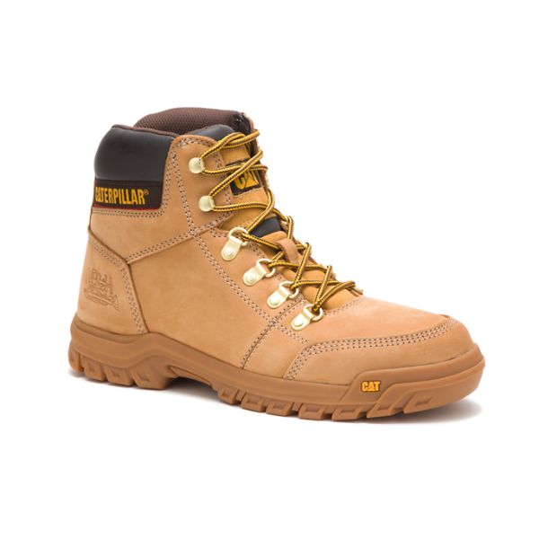 Soft Toe Boots Barbati Caterpillar Outline Maro | RO-945371FRJ