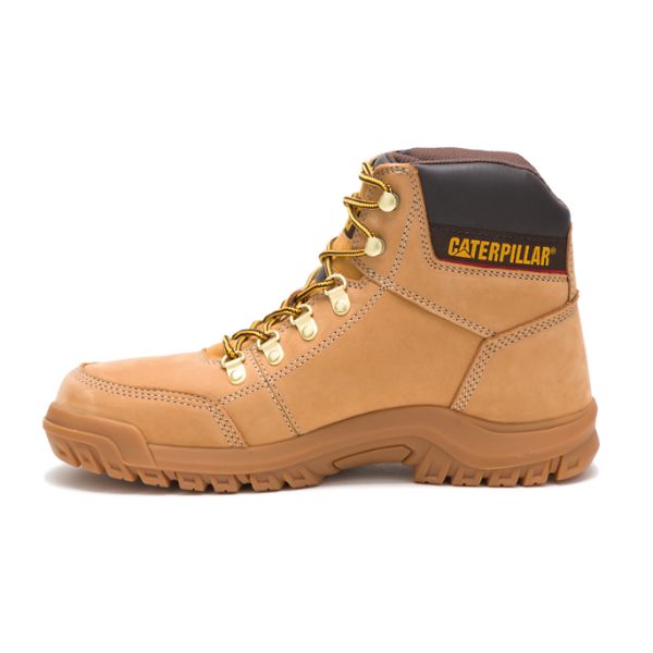 Soft Toe Boots Barbati Caterpillar Outline Maro | RO-945371FRJ