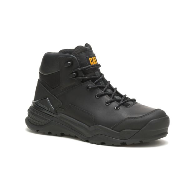 Soft Toe Boots Barbati Caterpillar Provoke Mid-High Impermeabili Negrii | RO-547281FBO