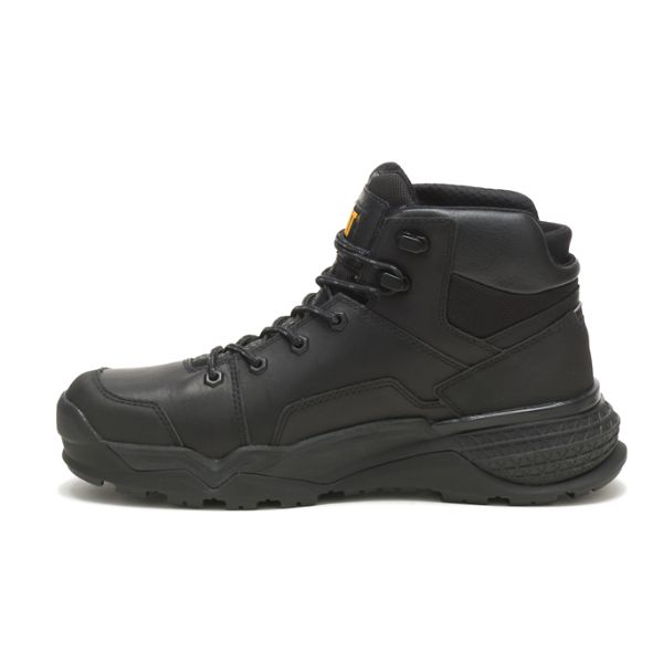 Soft Toe Boots Barbati Caterpillar Provoke Mid-High Impermeabili Negrii | RO-547281FBO