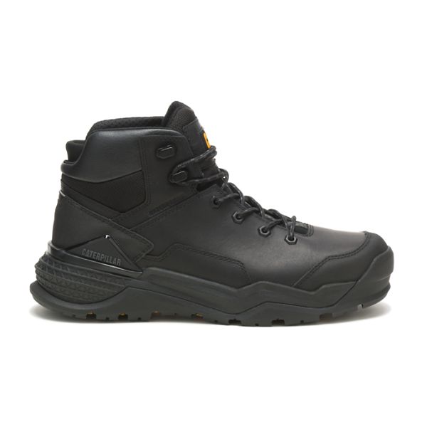 Soft Toe Boots Barbati Caterpillar Provoke Mid-High Impermeabili Negrii | RO-547281FBO