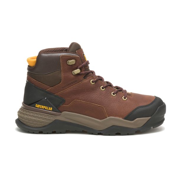 Soft Toe Boots Barbati Caterpillar Provoke Mid-High Impermeabili Maro | RO-679428TVL