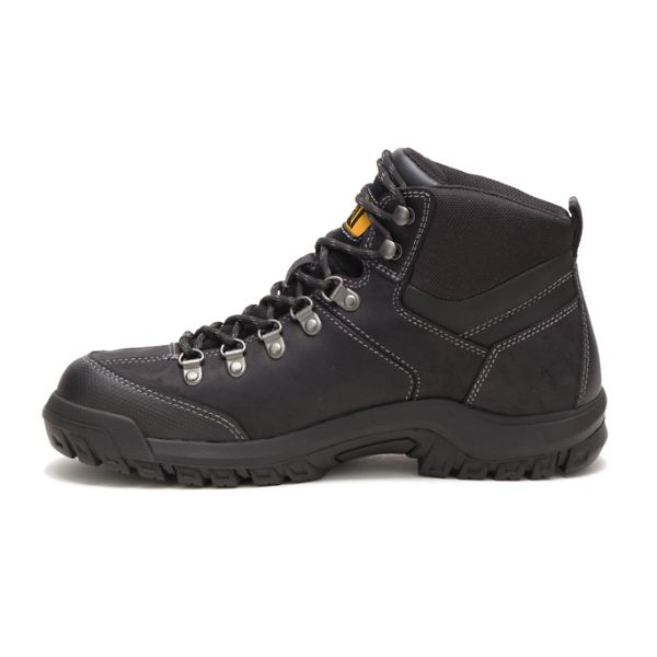 Soft Toe Boots Barbati Caterpillar Threshold Impermeabili Negrii | RO-536098MFA