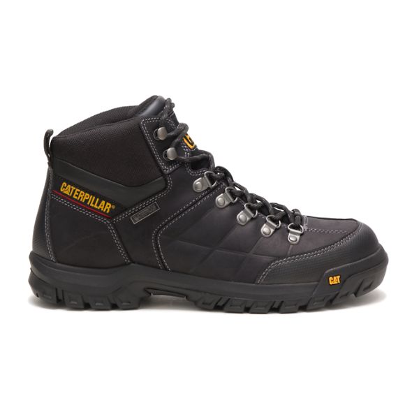 Soft Toe Boots Barbati Caterpillar Threshold Impermeabili Negrii | RO-536098MFA