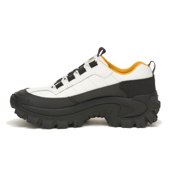 Soft Toe Shoes Barbati Caterpillar Intruder Impermeabili Galosh Albi Negrii | RO-083412GRH