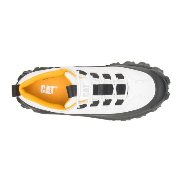 Soft Toe Shoes Barbati Caterpillar Intruder Impermeabili Galosh Albi Negrii | RO-083412GRH