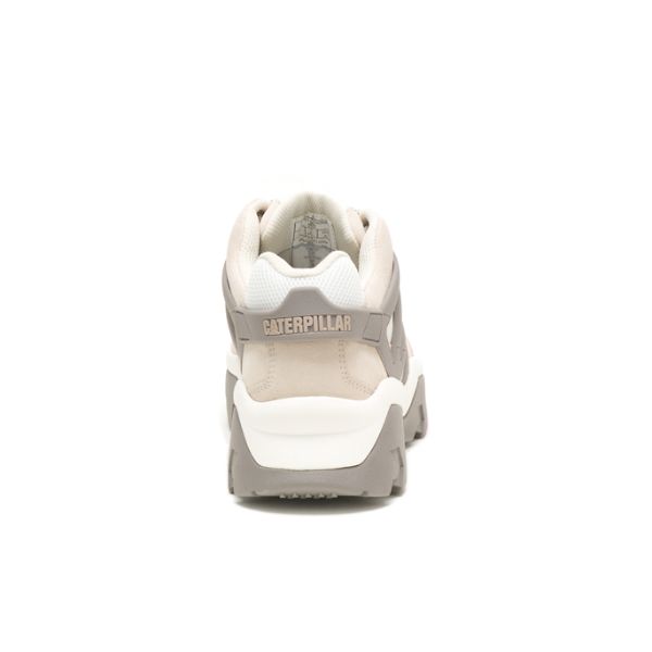 Soft Toe Shoes Barbati Caterpillar Reactor Gri Albi | RO-879504YTE